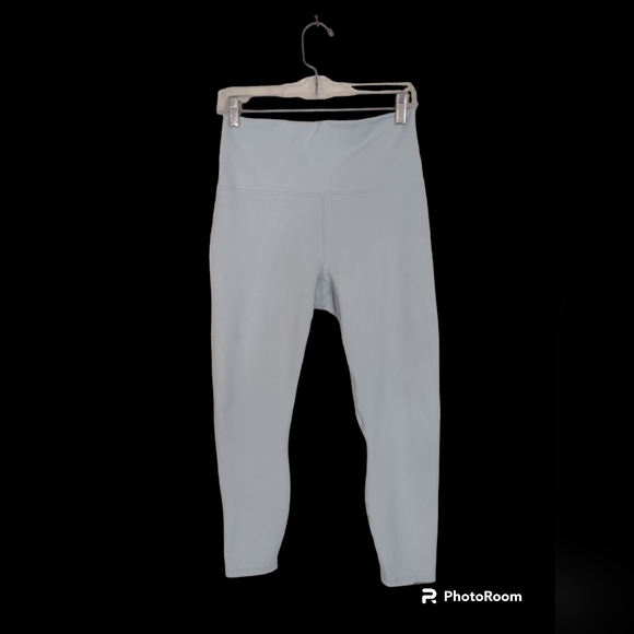 Fabletics Powerhold 7/8 Hi-rise leggings Powder blue Size S - Picture 1 of 7
